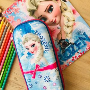 جامدادی فانتزی تبلتی شیک ، برجسته و سه بعدی طرح دخترانه السا ، طرح دخترانه