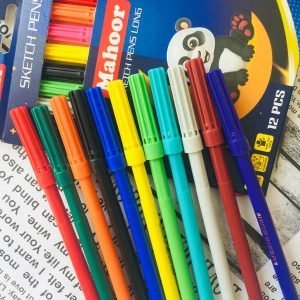 ماژیک حرفه ای 24 رنگ برند ماهور کیفیت فوق العاده عالی مناسب نقاشی برای کودکان