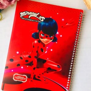 دفتر مشق فانتزی 80 برگ طرح دختر کفشدوزکی