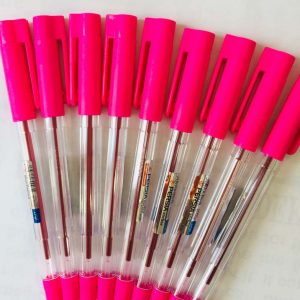 خودکار رنگی پرشیا مدل لیان رنگ صورتی با نوک 0.7 بسیار روان و با کیفیت