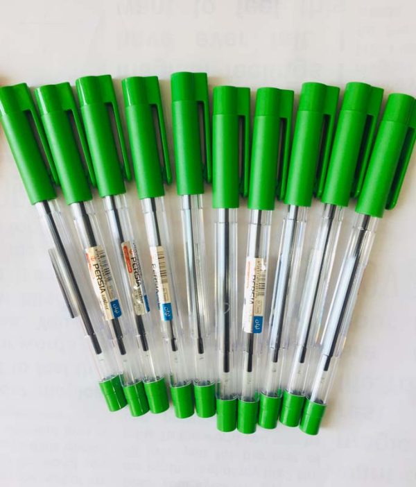 خودکار رنگی پرشیا مدل لیان رنگ سبز با نوک 0.7 بسیار روان و با کیفیت
