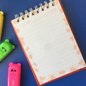 خرید و قیمت دفترچه یادداشت 60 برگ طرح دختر کفشدوزکی جلد سخت با ارسال ارزان طرح بچگانه مناسب دانش آموزان ابتدایی