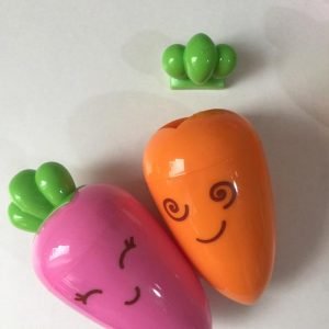 مداد تراش فانتزی مخزن دار طرح هویج ایموجی