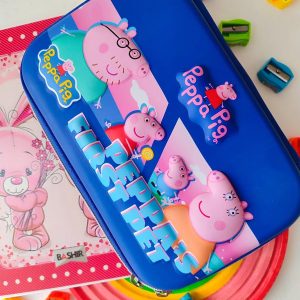 جامدادی سایز بزرگ کتابی مدل پپاپیگ - جامدادی کتابی جادار