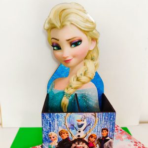 جامدادی رومیزی دخترانه طرح انیمیشن فروزن و آنا