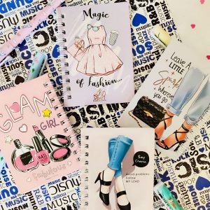 انواع دفترچه یادداشت دخترانه شیک