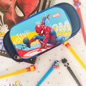 جامدادی مرد عنکبوتی دو زیپ و جادار