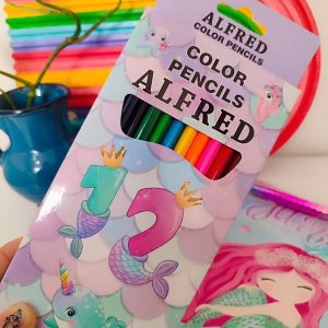 مداد رنگی دانش آموزی 12 رنگ خارجی