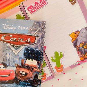 دفتر مشق مک کویین با صفحات طرح دار و رنگی