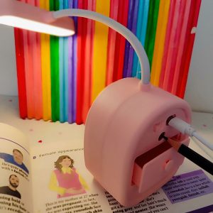 چراغ مطلاعه برای کادو تولد طرح مای ملودی - همراه با تراش مخزن دار رومیزی