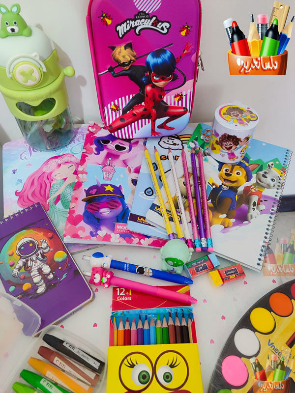 لیست لوازم تحریر مورد نیاز پایه دوم دبستان