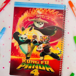 دفتر نقاشی طرح پسرانه پاندای کونگ فو کار