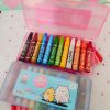 پاستل روغنی 12 رنگ همراه با جعبه طلقی