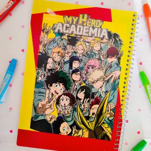 دفتر نقاشی طرح مدرسه قهرمانانه من My Hero Academia