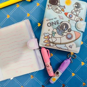 ست دفترچه یادداشت طرح فضانورد همراه با خودکار