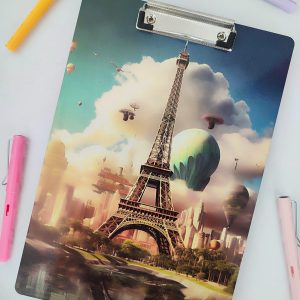 تخته شاسی سایز A4 ام دی اف طرح برج ایفل