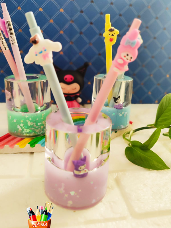 جامدادی آکواریومی رومیزی عکس جاقلمی کیوت طرح کرومی با بهترین کیفیت