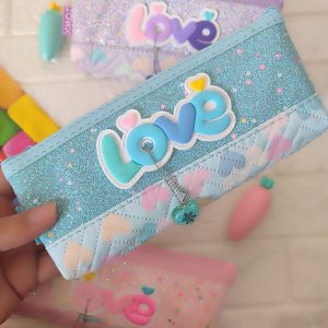 عکس جامدادی شیک کریستالی ستاره ای رنگ آبی