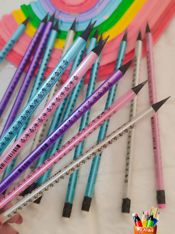 مداد سیاه پاک کن دار مارک ام کیو عکس مداد سیاه پاک کن دار مارک ام کیو