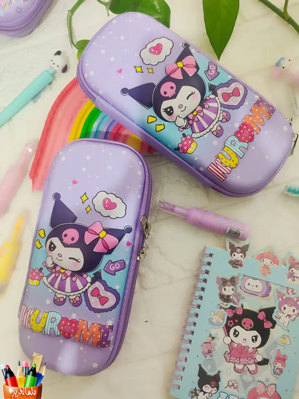 جامدادی سایز متوسط طرح کرومی تصویر جامدادی کرومی سهبعدی با طرح برجسته شخصیت کرومی