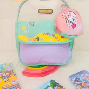 کوله پشتی بچگانه خارجی برند FASHION-BAG مناسب مهد کودک و پیش دبستانی با طرح فانتزی کودک پسند